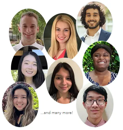 collage of virtual tutors at Prep For Success